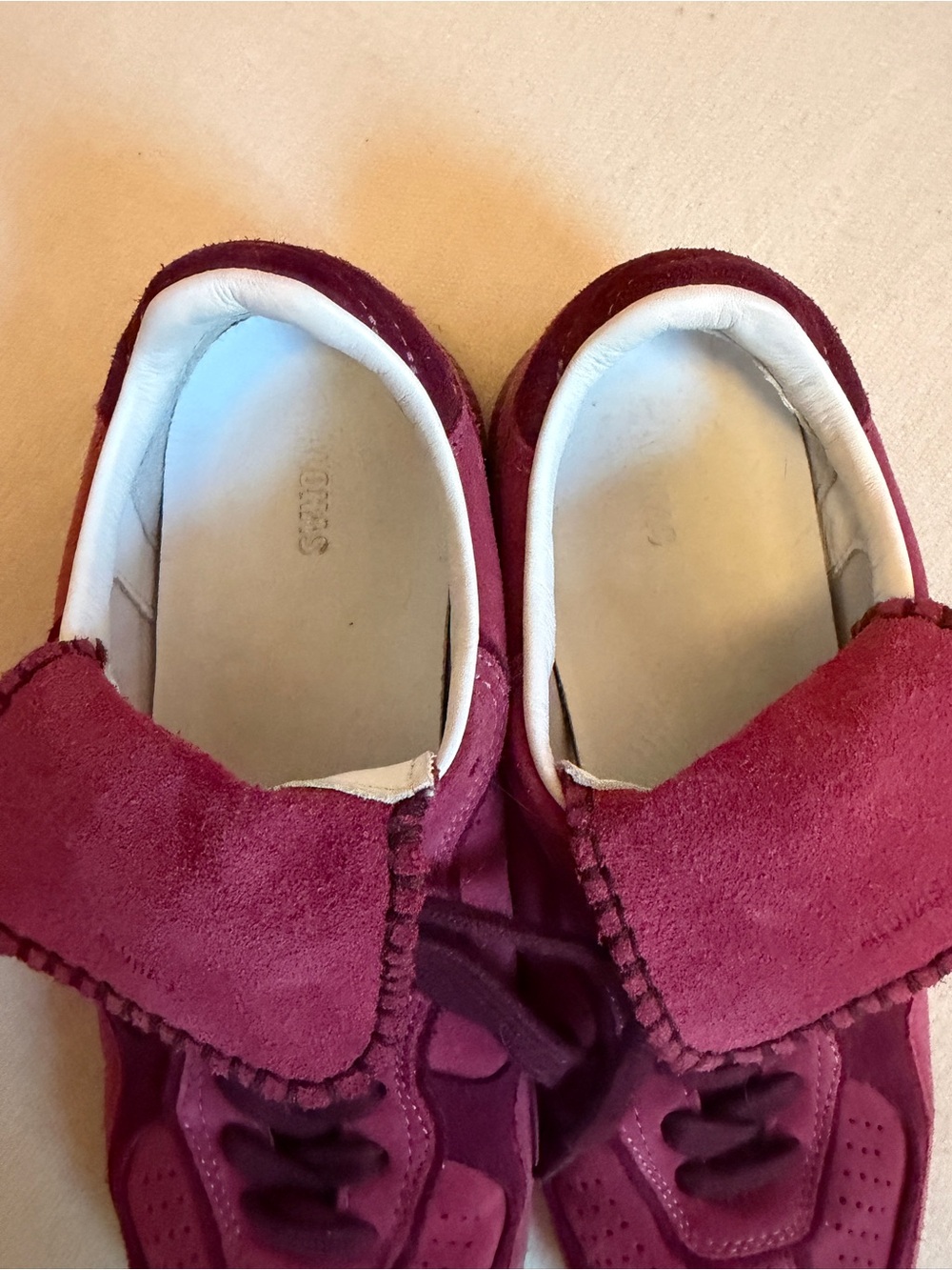Alohas TB.490 club suede raspberry leather - Picture 2 of 7